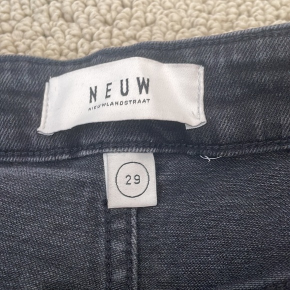 Black Ripped High Waisted Skinny Jeans size 29 - Picture 2 of 4